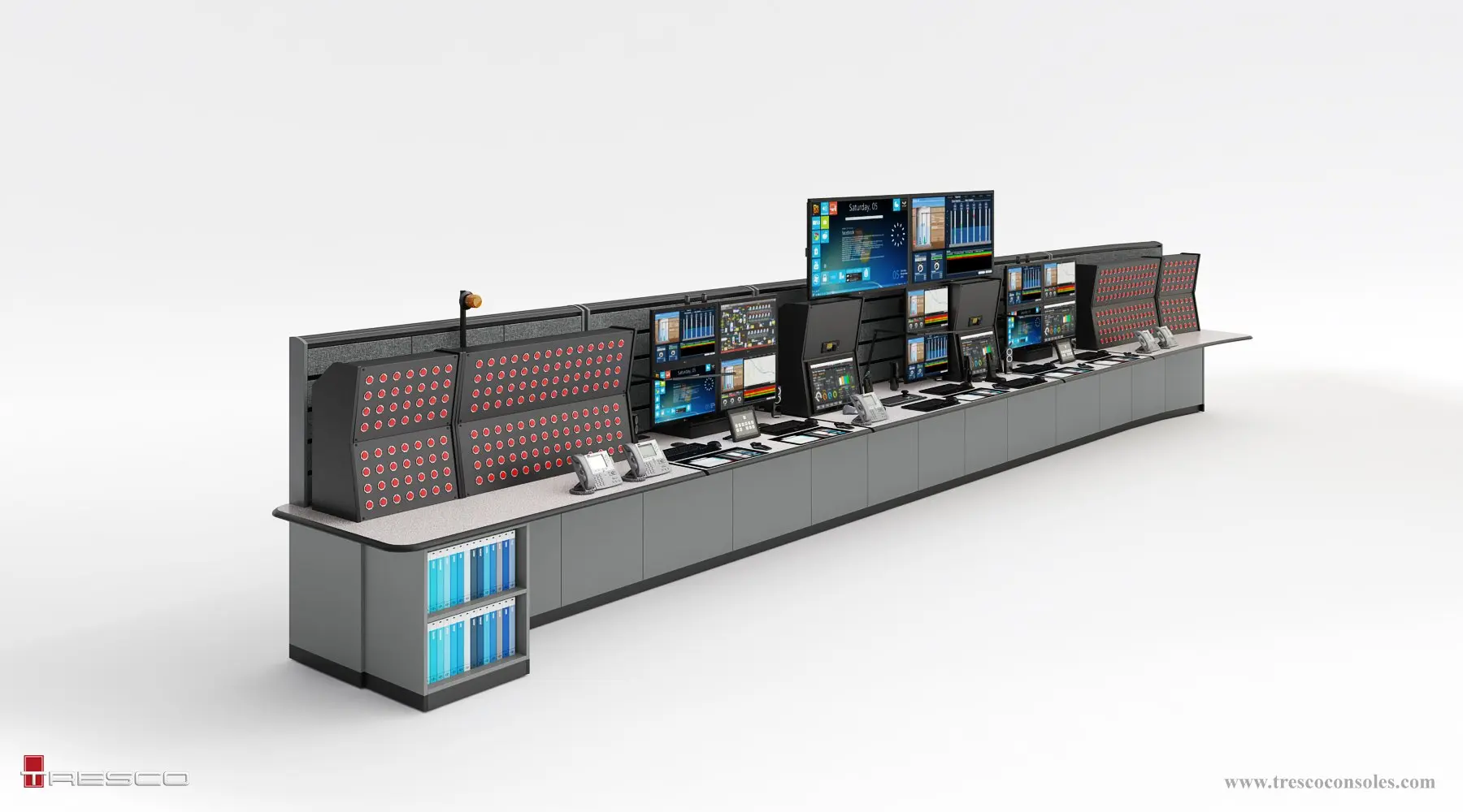 Advanced simulator console for control room training