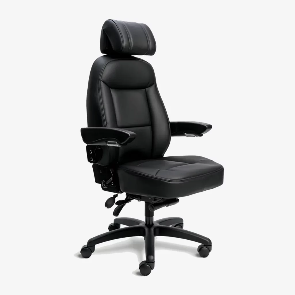 IH 4000 Leather gray background |