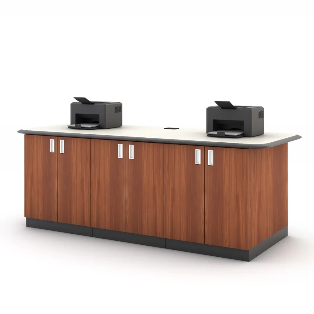 Tresco custom dual printer island |