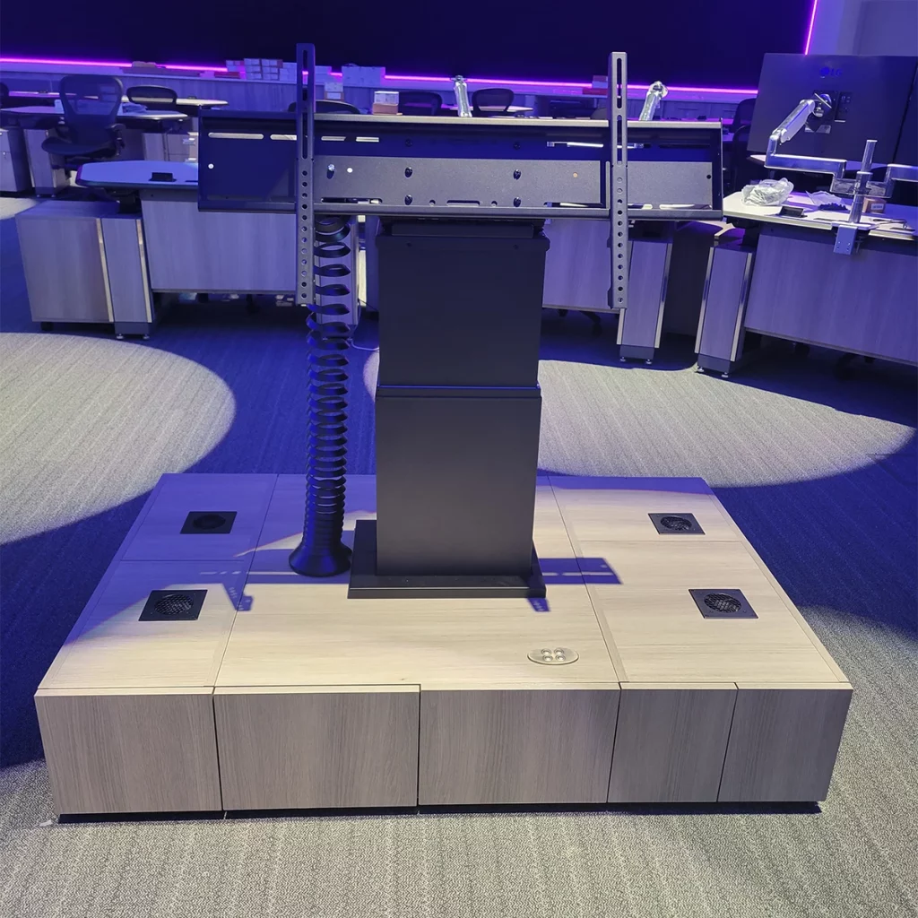 Tresco custom height adjustable island |