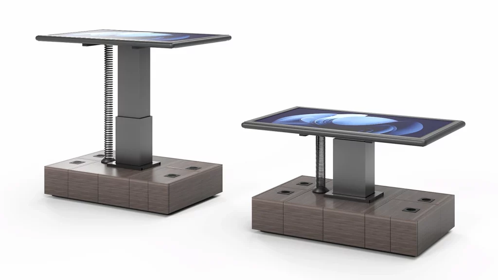 Tresco custom height adjustable island DL2 lifting column |