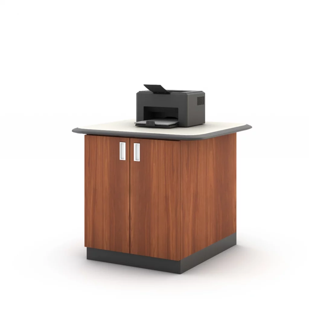 Tresco custom printer island |