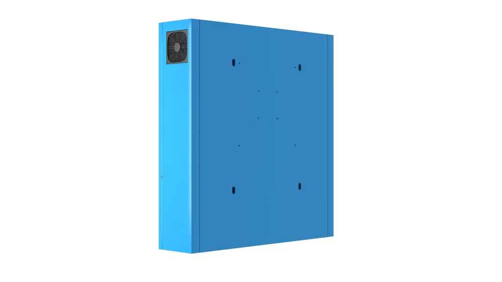 Custom kiosk ventilation and mounting |