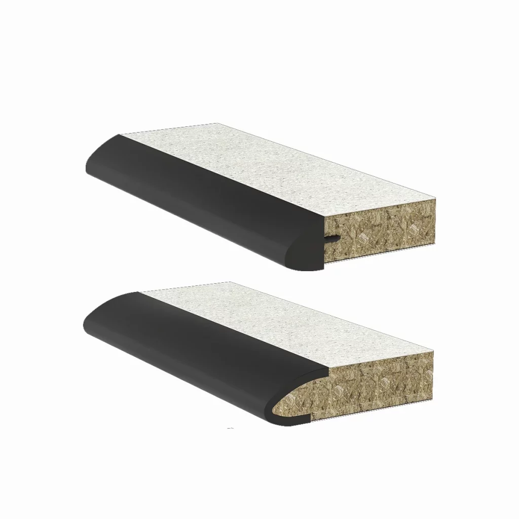 Worksurface Vinyl or Urethane Edge |