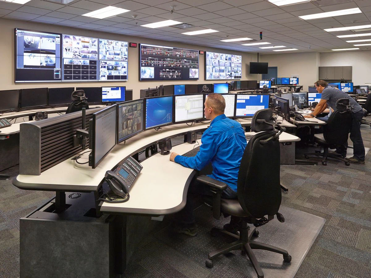 Ergonomic design for control room consoles |