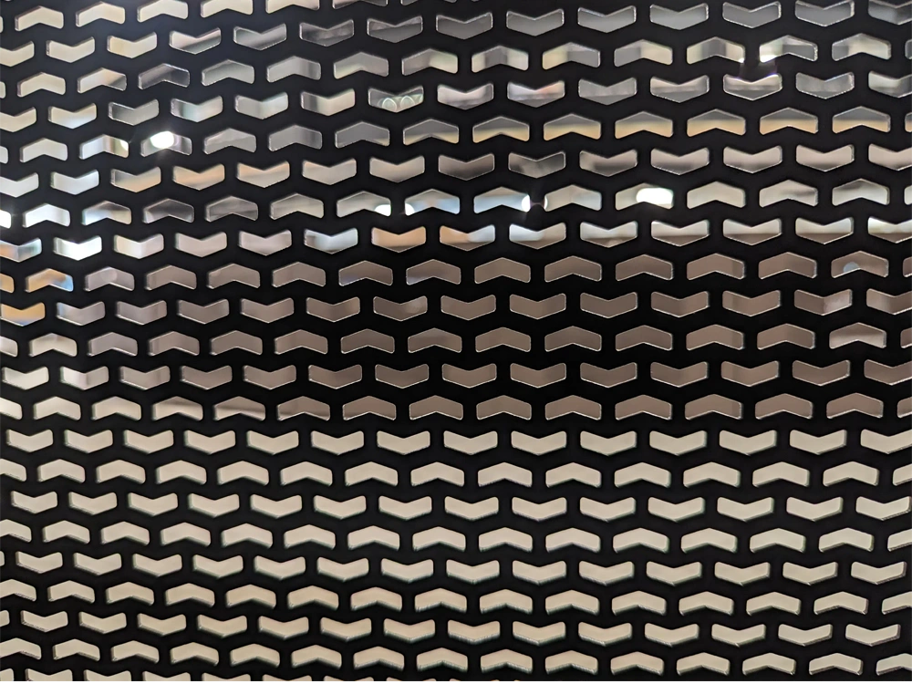 custom punched metal pattern |