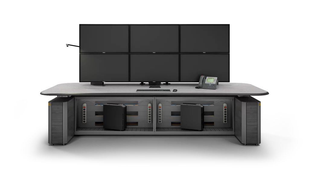 AEGIS cable routing and equipment storage |