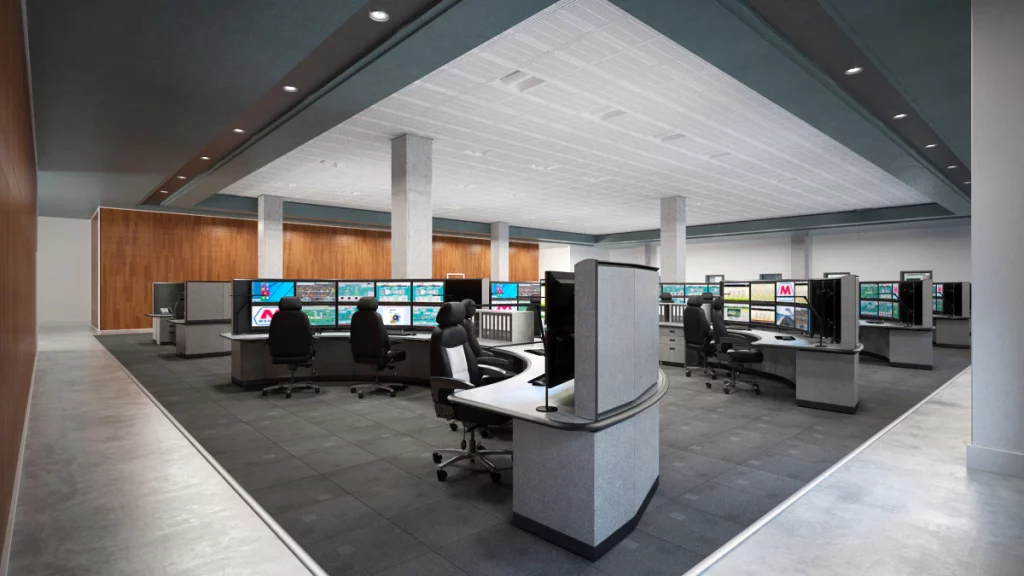 Central control room |