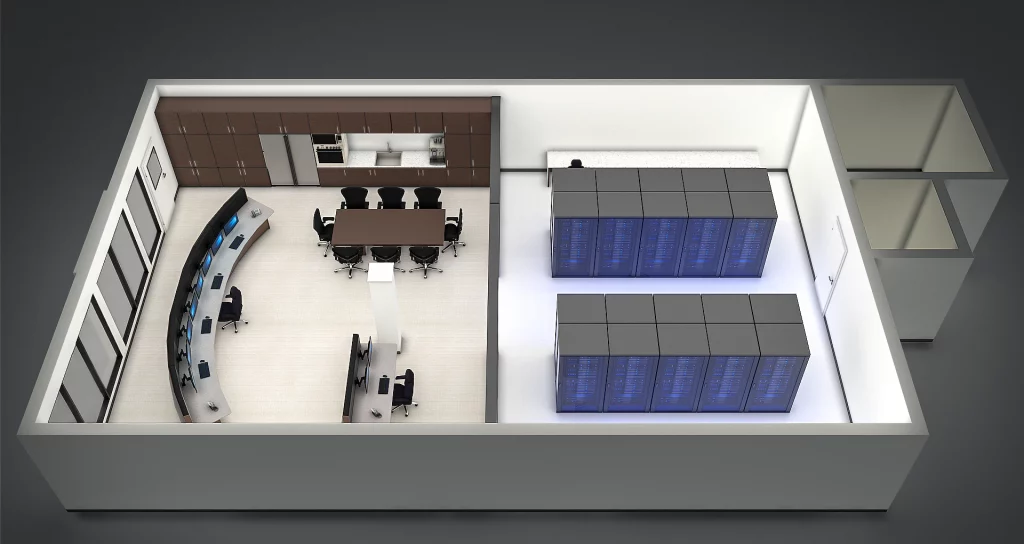 Control room consoles meeting table and server room e1744219235296 |