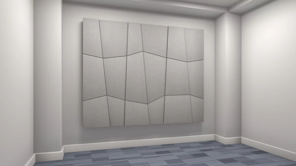 Tresco accoustic treatment on control room walls |