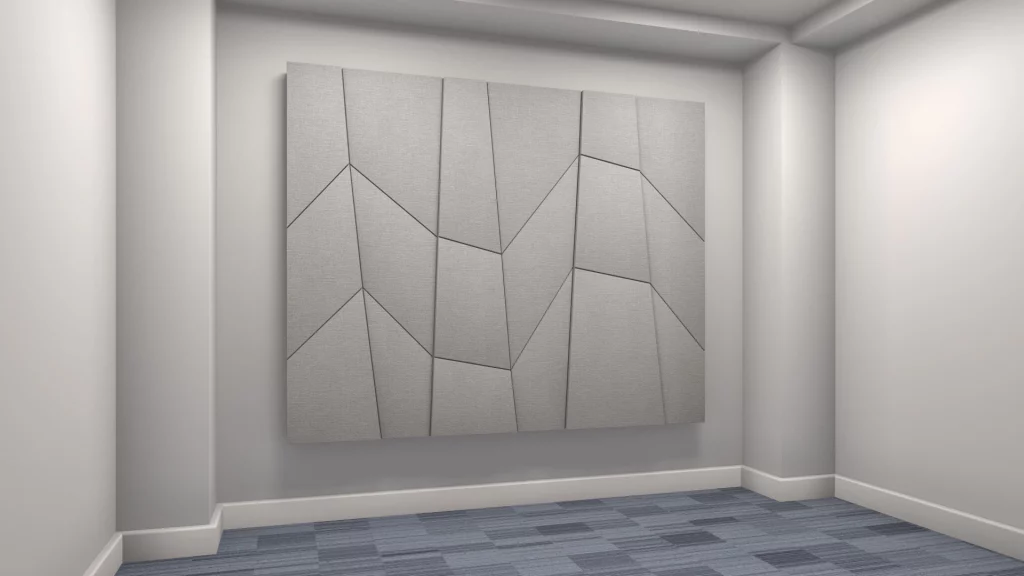 Tresco accoustic treatment on control room walls 2 |