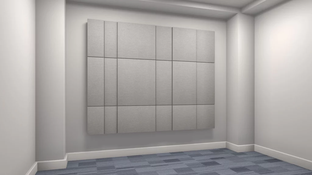 Tresco accoustic treatment on control room walls 3 |