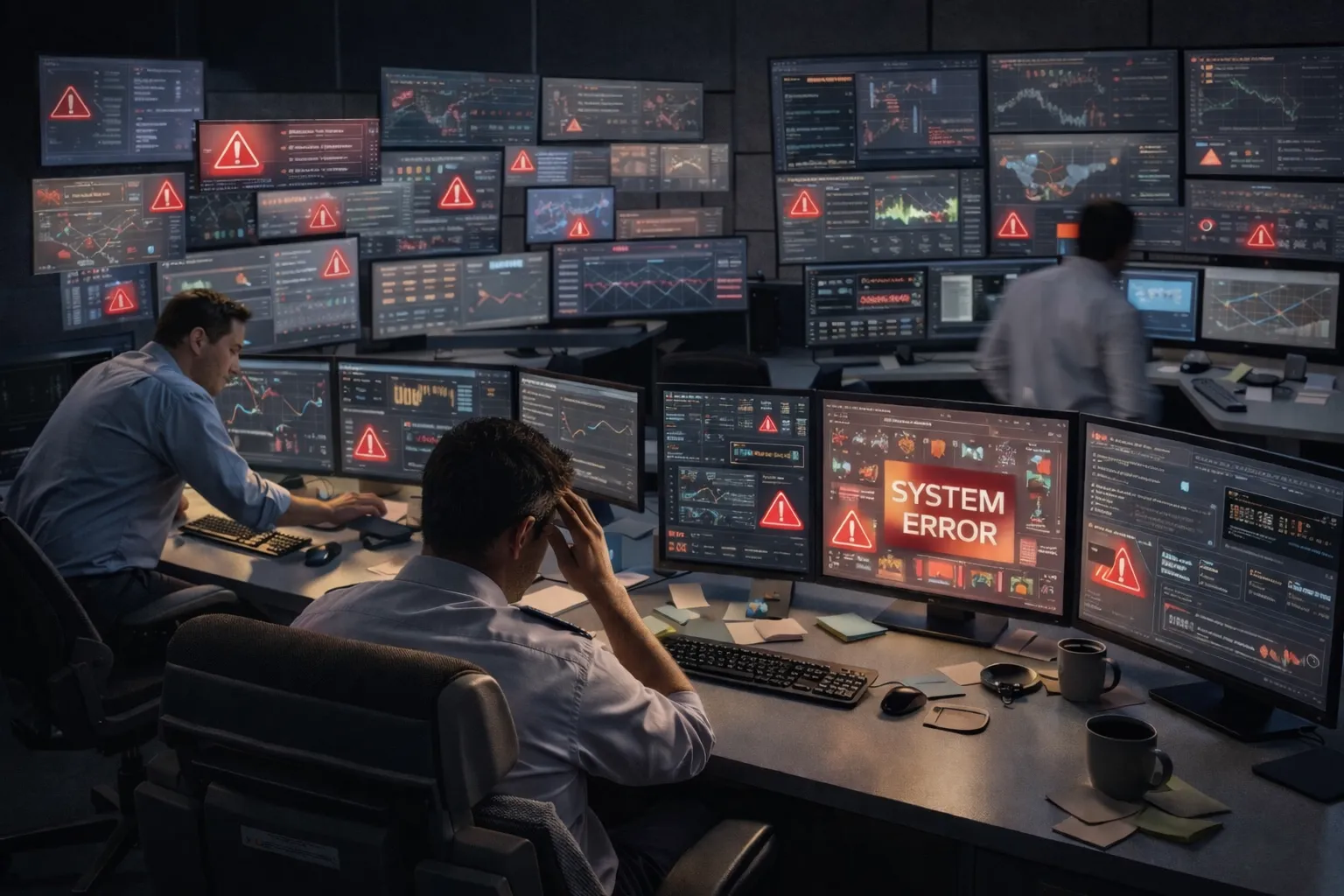 Chaotic control room environment system overlaod |