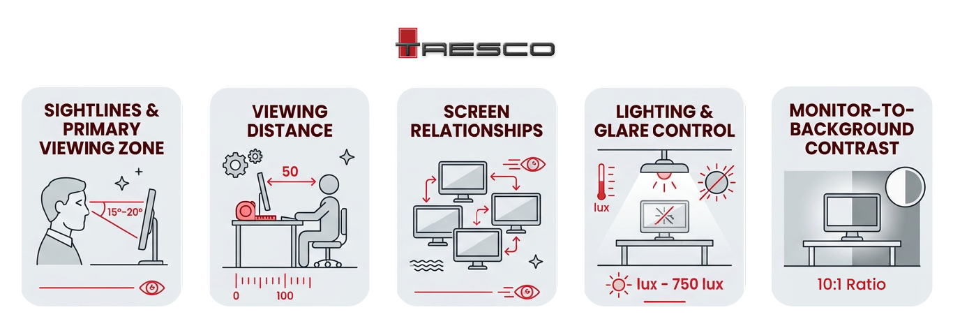 Good visual ergonomics in practice Tresco Consoles |